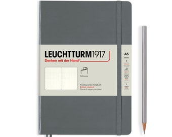 Medium A5 Softcover Notebook, Dotted/Ruled/Plain/Squared - Leuchtturm1917