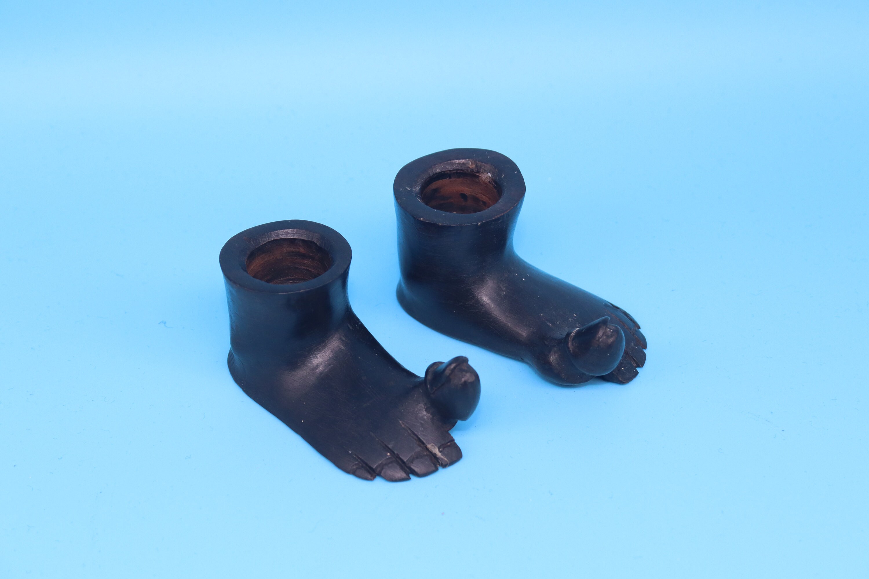 Fun Quirky And Unusual Hand Carved Wooden Feet / Foot Etsy