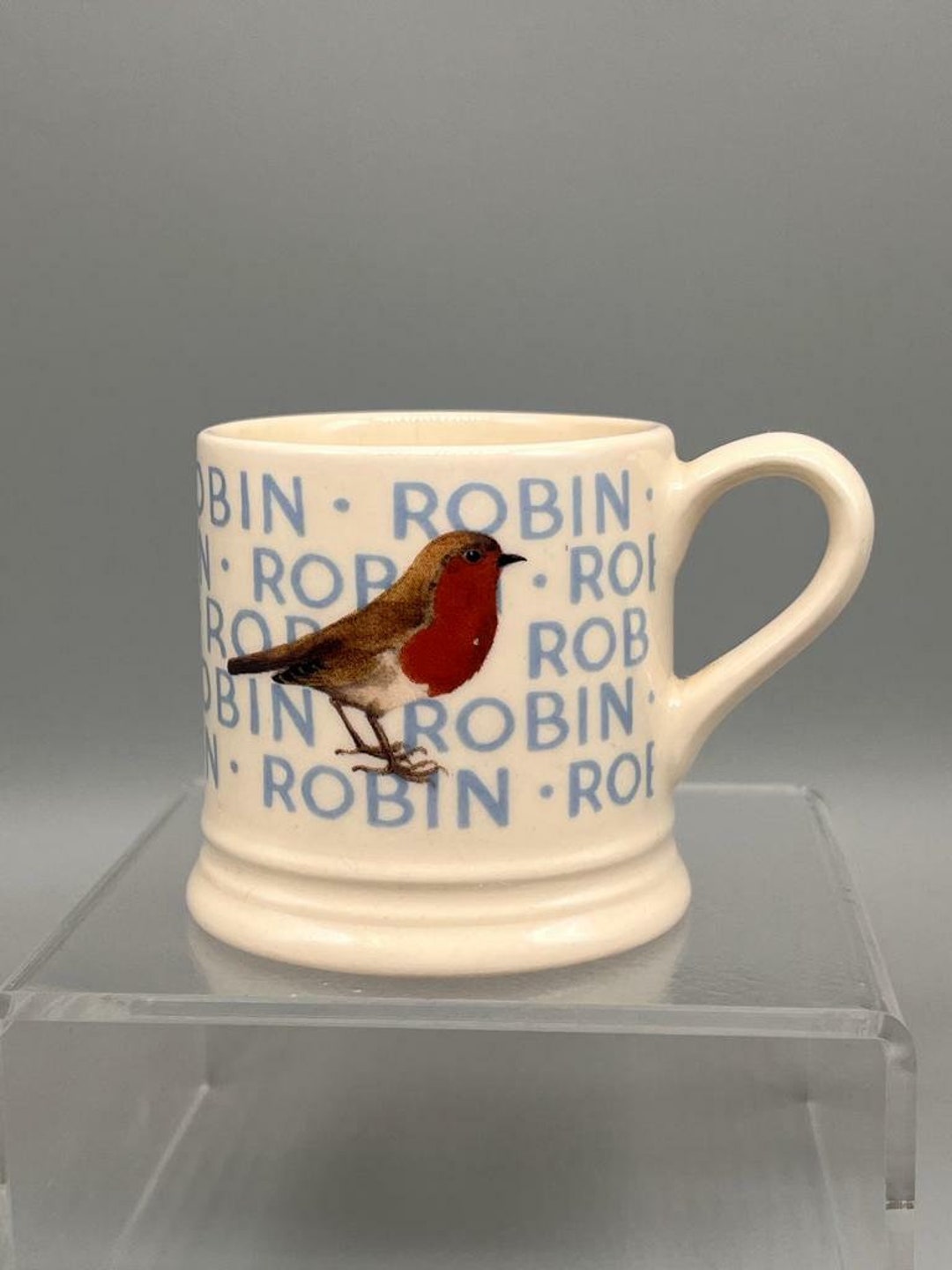 Emma Bridgewater Espresso Baby Mug Robin Christmas Mini Mug Etsy