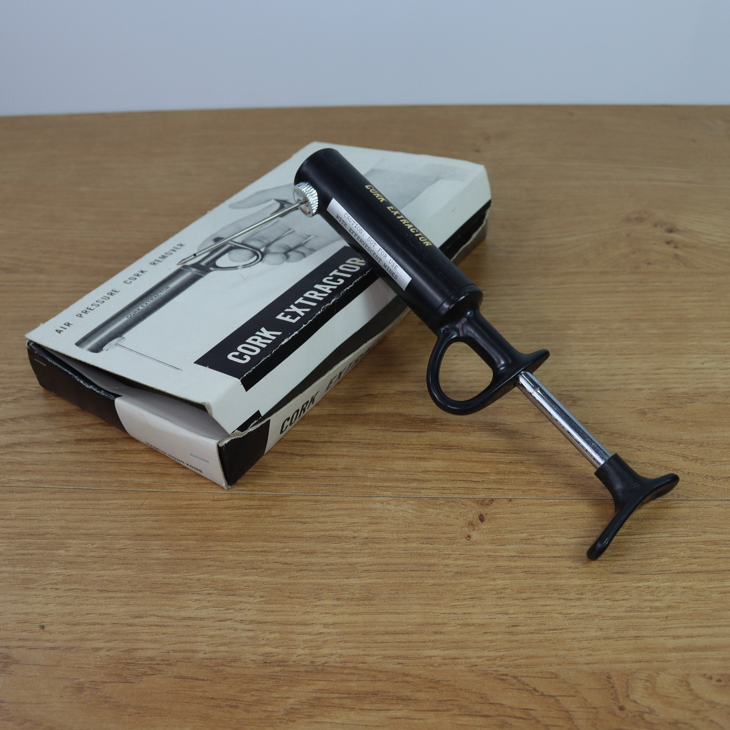 Vintage Air Pressure Cork Extractor Etsy