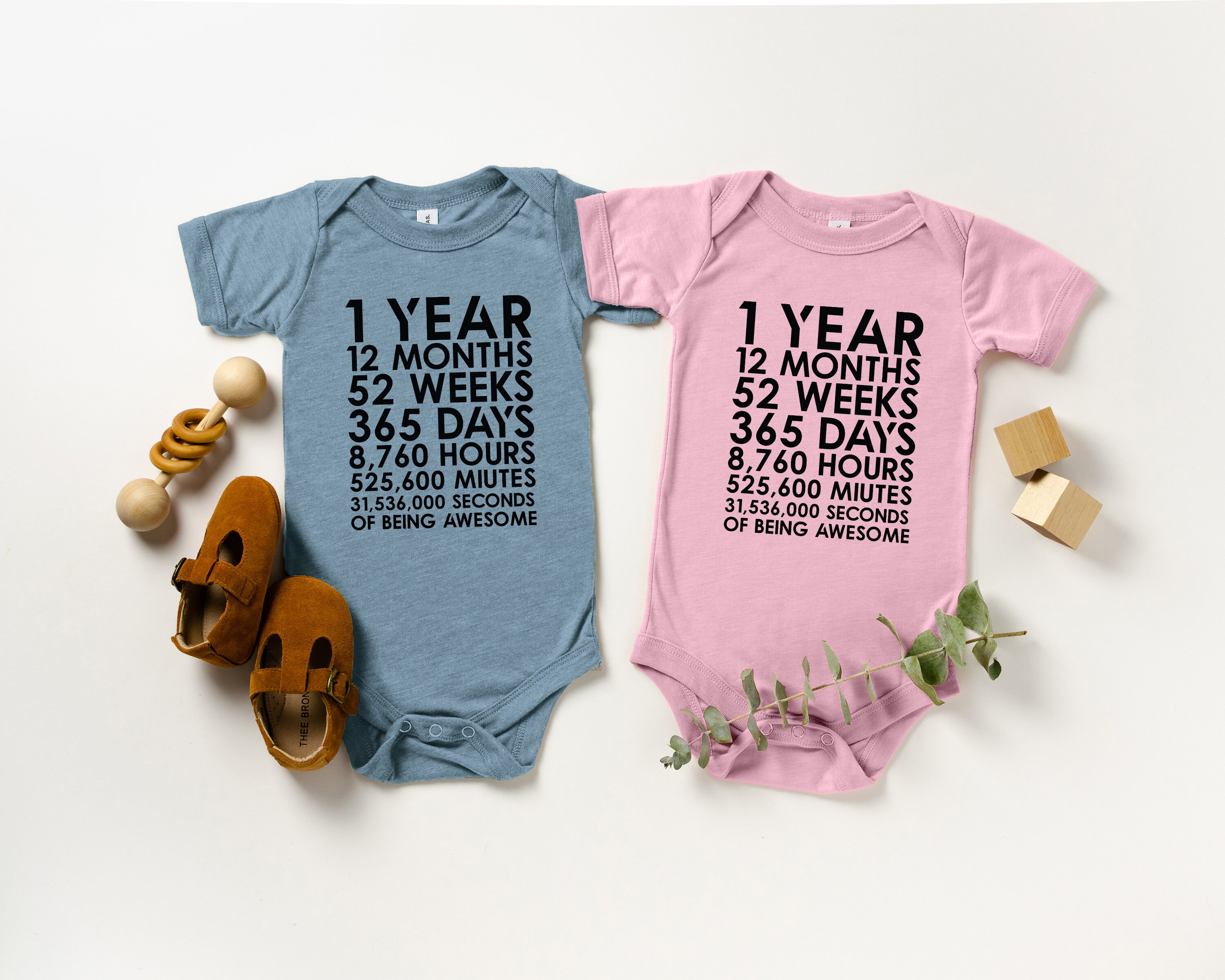 1 Year Old Onesie Infant Fine Jersey Bodysuit First Etsy