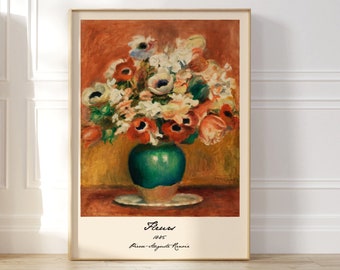 春の花 オーギュスト・ルノワール 絵画 春の花束 ルノワール
