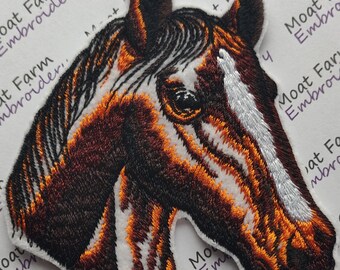 Patch Ricamato Pony Cavallo Rosa – Stemma Equestre Da Cucire/Stirare – Giacca, Borsa, Jeans