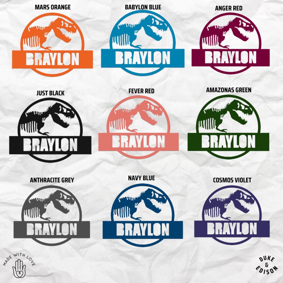 Personalized Jurassic Park Themed Wood Sign Kids Room | Etsy