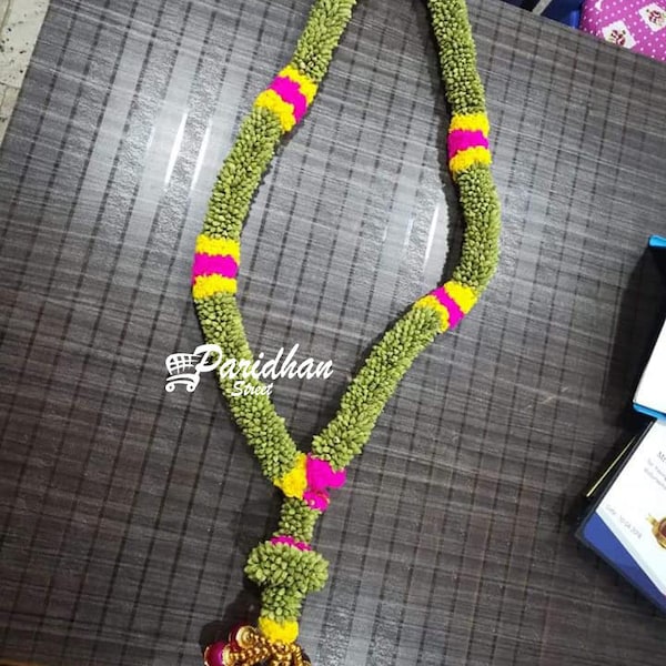 Wedding Mala-Green Cardamom Garland-Marriage Couples Mala-Mala For God Photo-Welcome Guest Mala-Elaichi Garland-Indian Wedding Garland/Haar