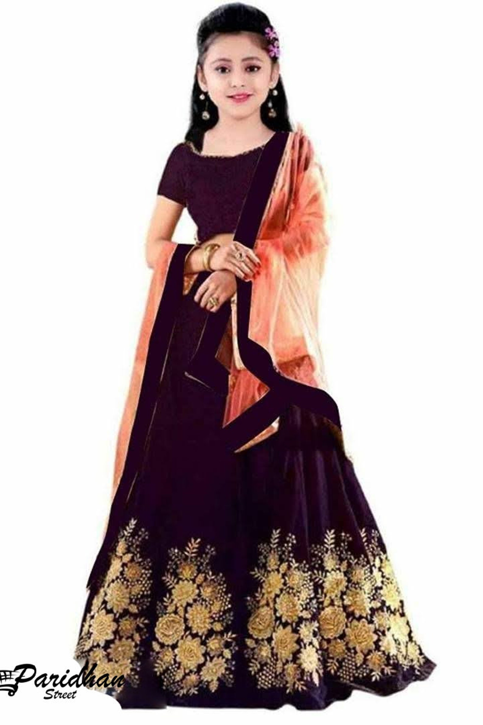 Trendy & Simple Lehenga Choli For Baby Girls Lehenga Choli Etsy