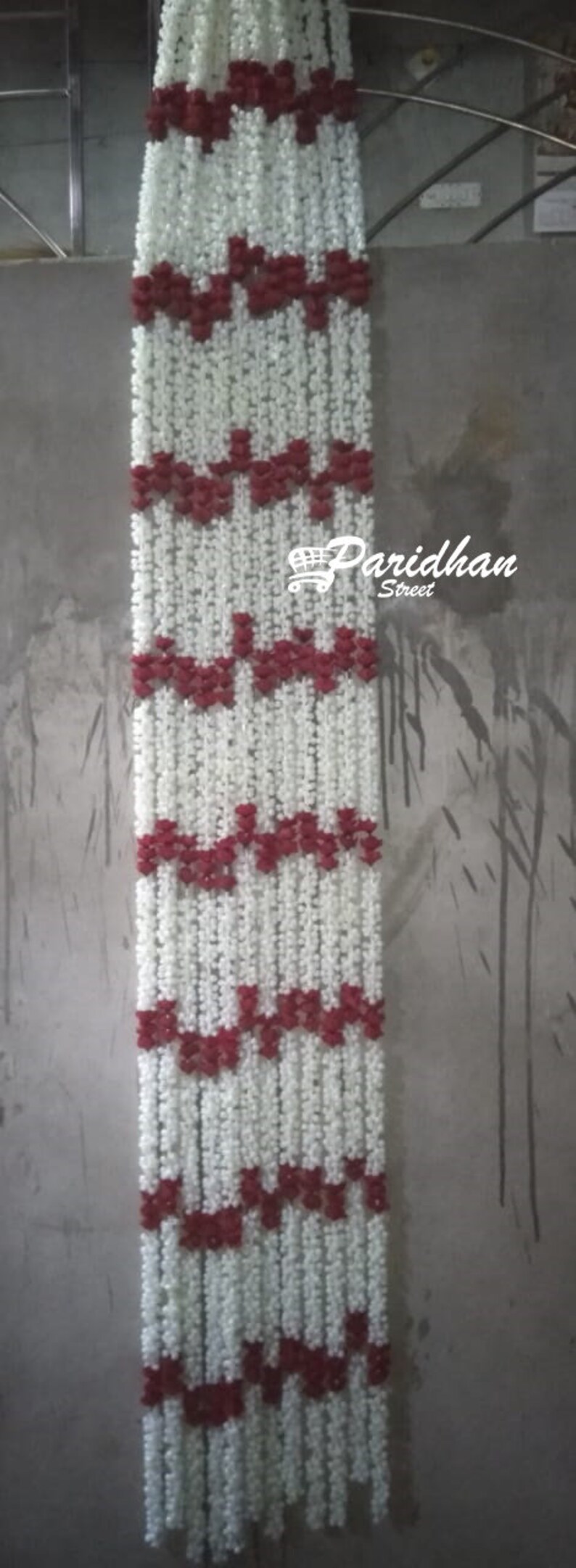 Artificial Jasmine Flower Garland6 String Mogra Buds Etsy