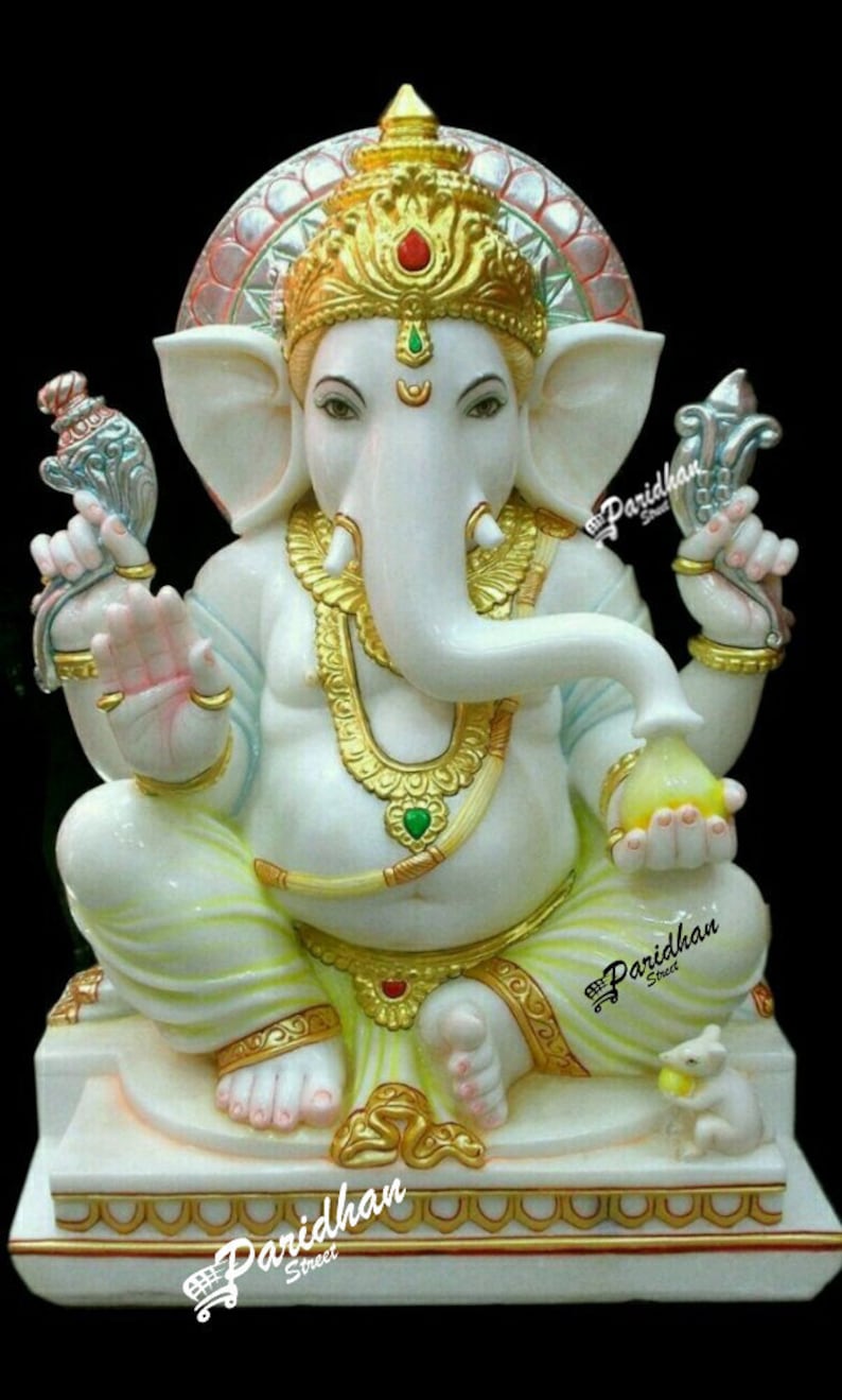 Marble Ganesh Statue for Home Mandir/temple/officeganesh Etsy
