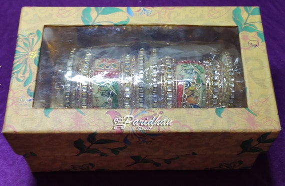 Raja Rani Rajasthani Chura Chuda Kundan Chuda Karva Chuth Gift Etsy