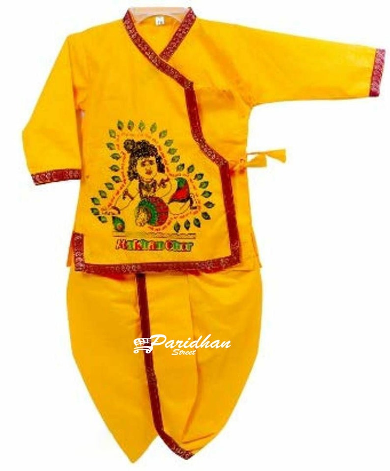 Baby Boy Krishna CostumeKrishna Dress For Baby BoyKrishna Etsy