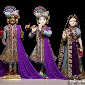 Large Handmade Clothing for ISKCON Radha Krishna Deities-Vagha for Lakshmi Narayan-Radha Krishna Poshak-Clothing for God Idol Marble Statue