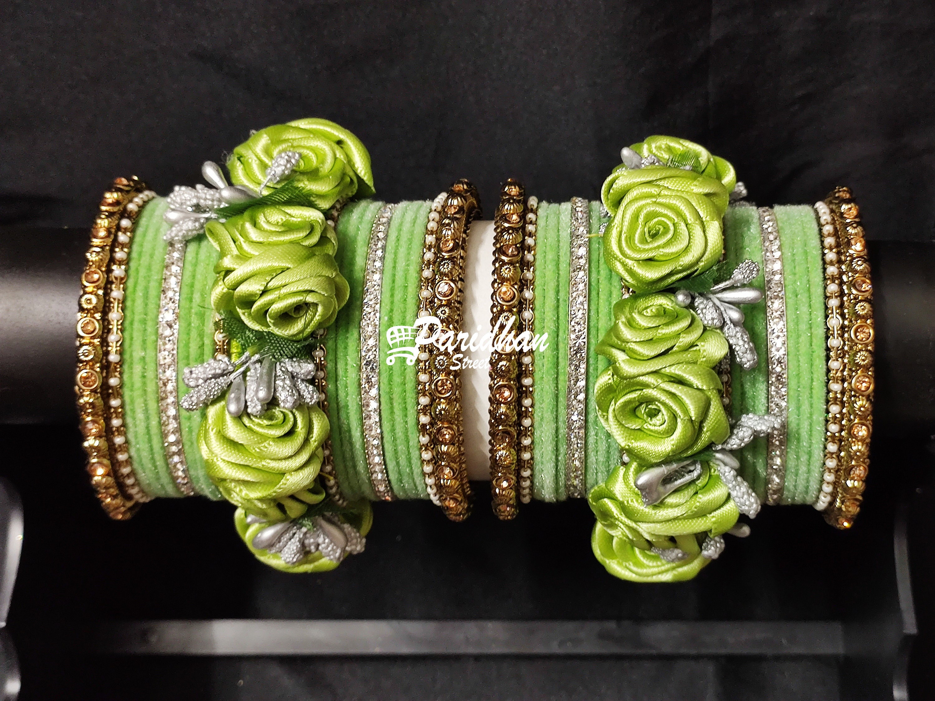 Green bangles deals