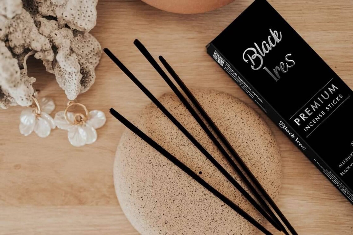 Vanilla Incense Sticks Sapumal Black Ires Premium Incense Etsy