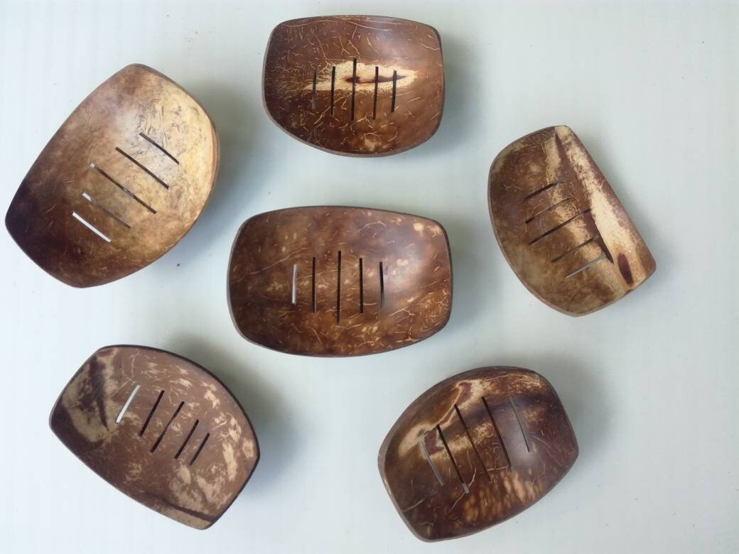 Coconut Soap Dish Natural Eco Friendly Soap Dish Coconut Etsy