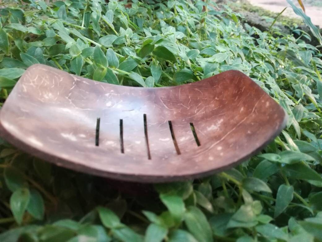 Coconut Soap Dish Natural Eco Friendly Soap Dish Coconut Etsy