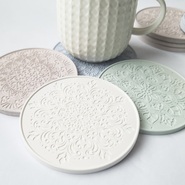 Mandala coasters , set of4