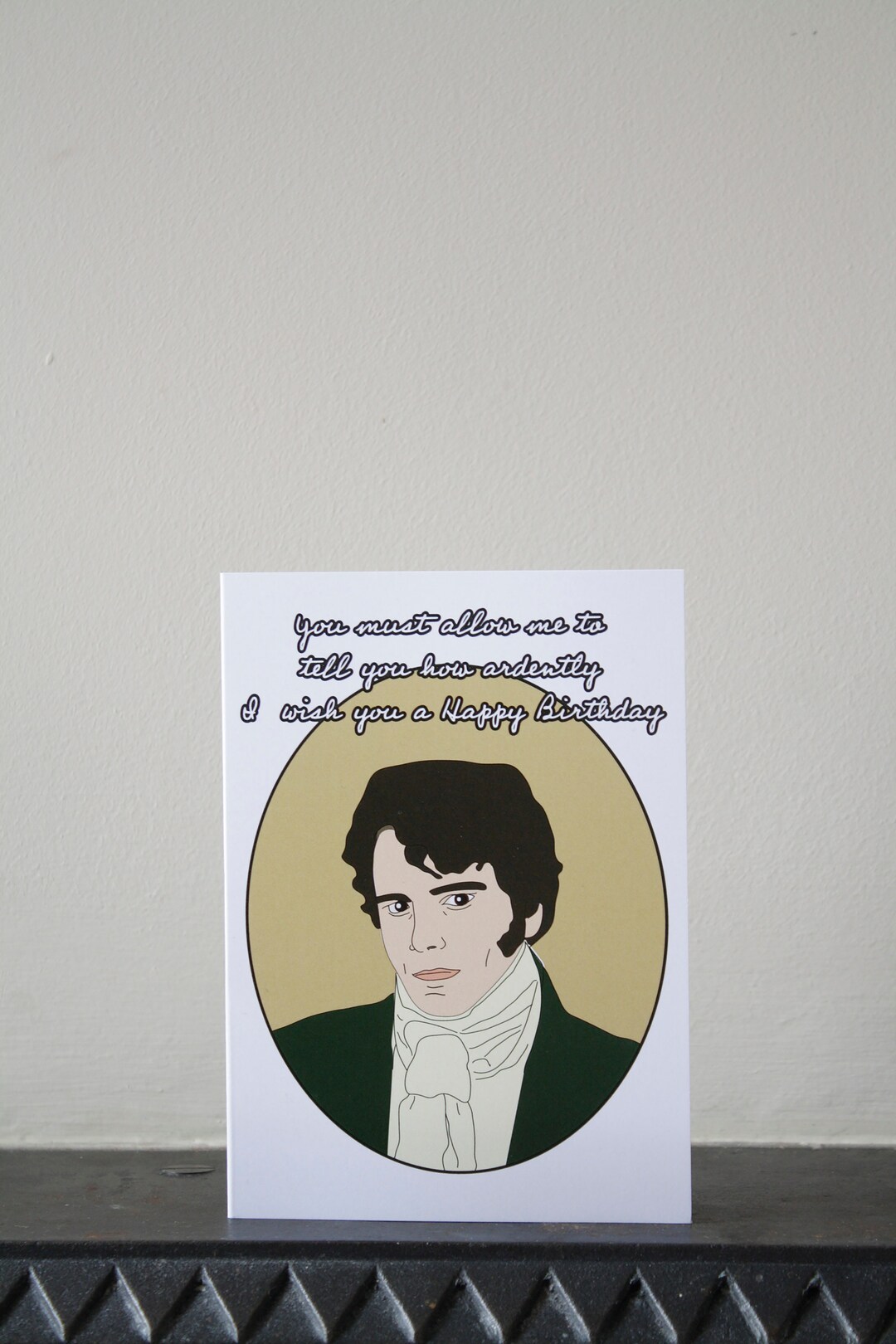 Mr. Darcy Birthday Card / Pride and Prejudice Card / Jane Austen