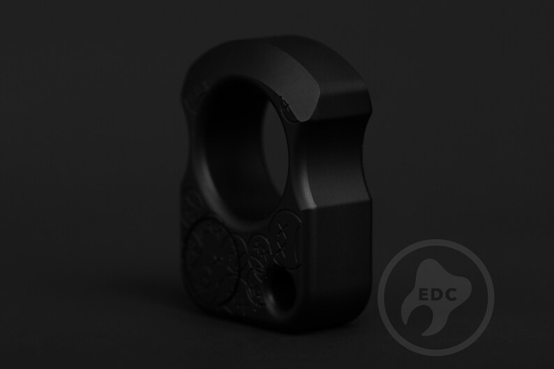 SFK Knuck Duralumin Keychain EDC Tool Every Day Carry SFK 01 Stamp Knuck Keychain tactical keychain Luxury Ring Accessories for Men Gifts