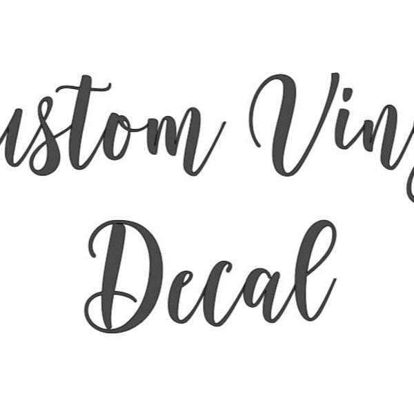 Cursive Vinyl - Etsy