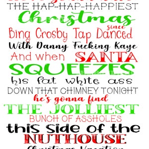 Hap Hap Happiest Christmas Quote This Item Is Unavailable | Etsy