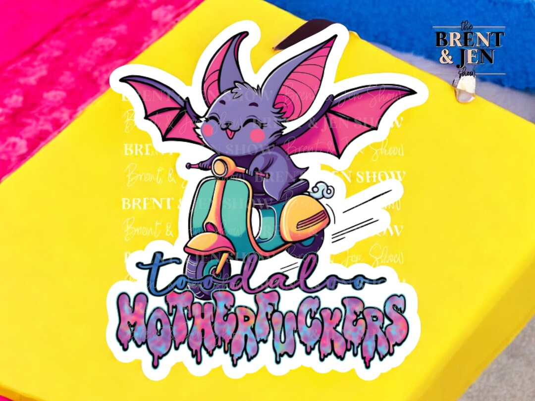 Funny Bat Vinyl Sticker - Adult Humor - Etsy