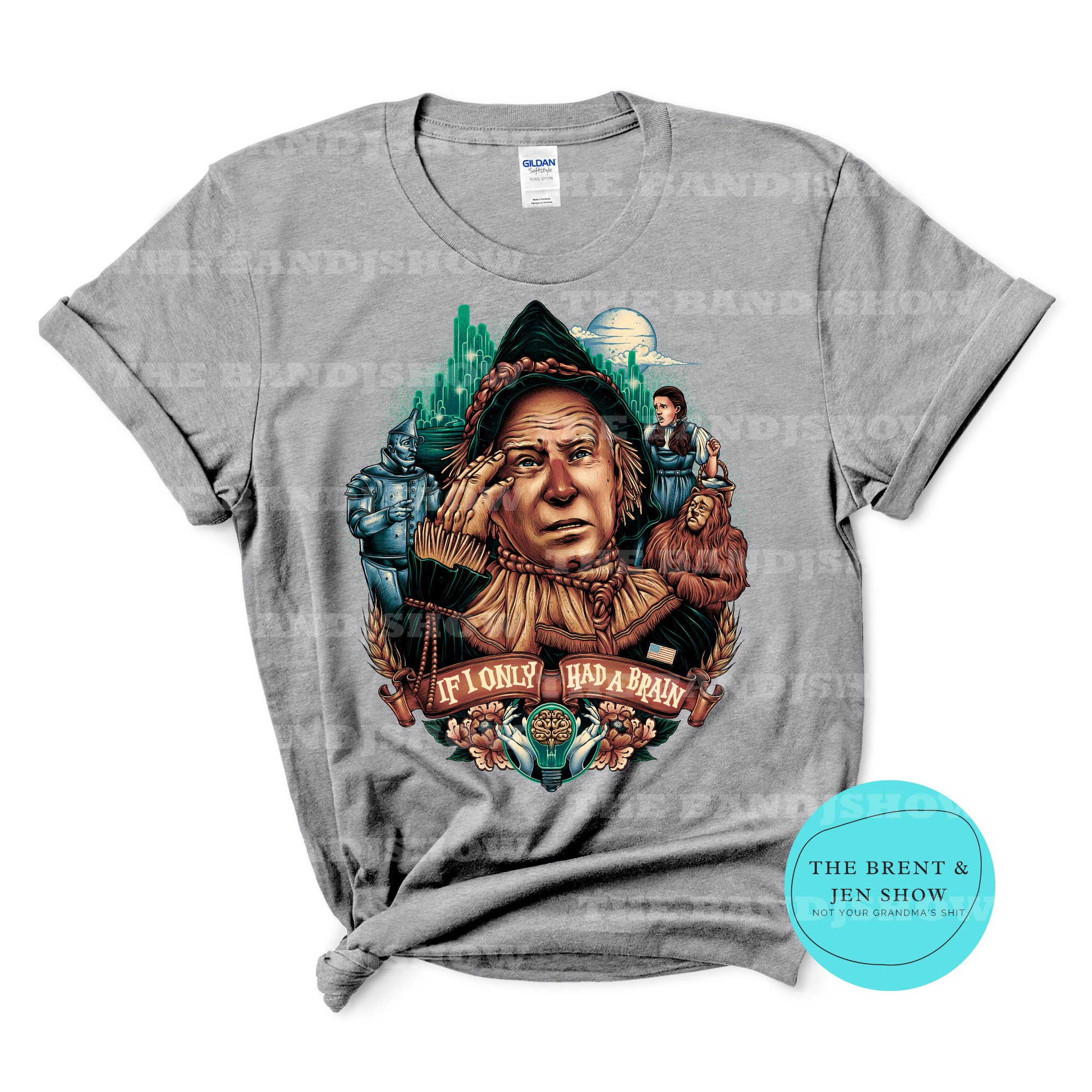 If i only had a brain biden humorous t shirt fjb political etsy