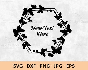 Free Free 322 Cricut Silhouette Butterfly Butterfly Wreath Svg SVG PNG EPS DXF File