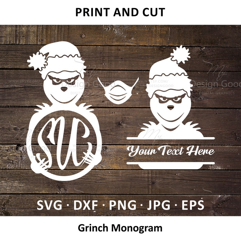 Download Cut File Silhouette For Shirt Happy Grinchmas Png One Color Clipart Holiday Diy Grinch Monogram Svg Eps Grinch Face Svg Cricut Dxf Clip Art Art Collectibles 330 Co Il