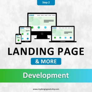 Landing Page & More for your project or business. Exclusive Website design. Custom Website Design with Hosting Domain, Site Builder to Order