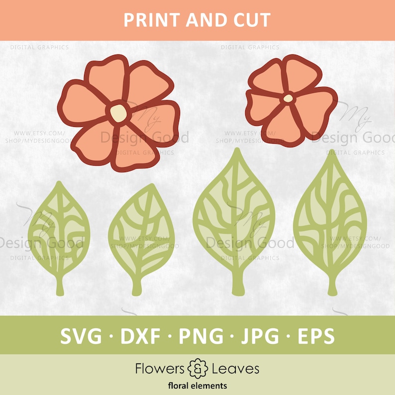 Free Free 194 Silhouette Flower Leaves Svg SVG PNG EPS DXF File