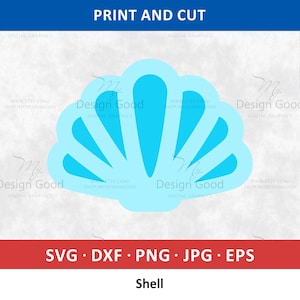 Seashells svg, Sea shells svg, shells svg file, Beautiful shells, blue & skyblue Seashell, Sea animals svg SVG, .eps, PNG. Silhouette, EPS