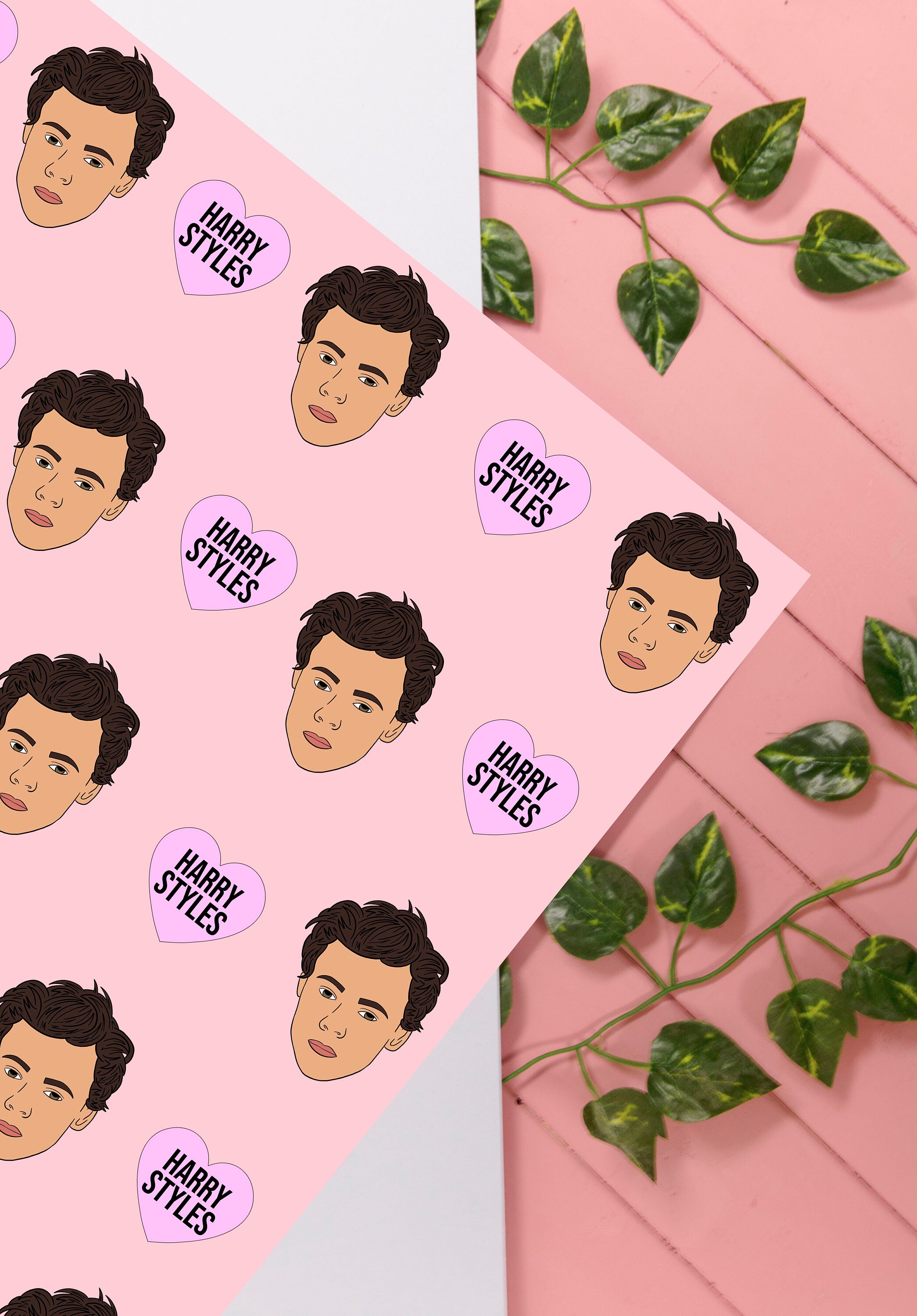 Wrapping Paper HARRY STYLES 1D one direction directioner Etsy