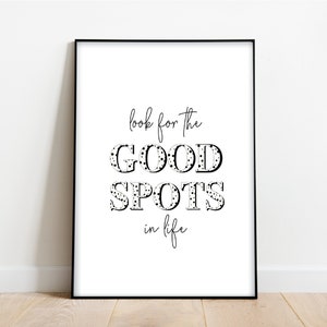 101 Dalmation Quote Print, Gift, New home print, Nursery, Disney Inspired, present, Kids print, Good spots, New Family, New Home,Movie Quote