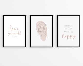 Quote Dressing Room Prints | Set of 3 Prints | New Home | Girls Prints | Bedroom | Dressing Room | Home Prints | Custom prints | Home