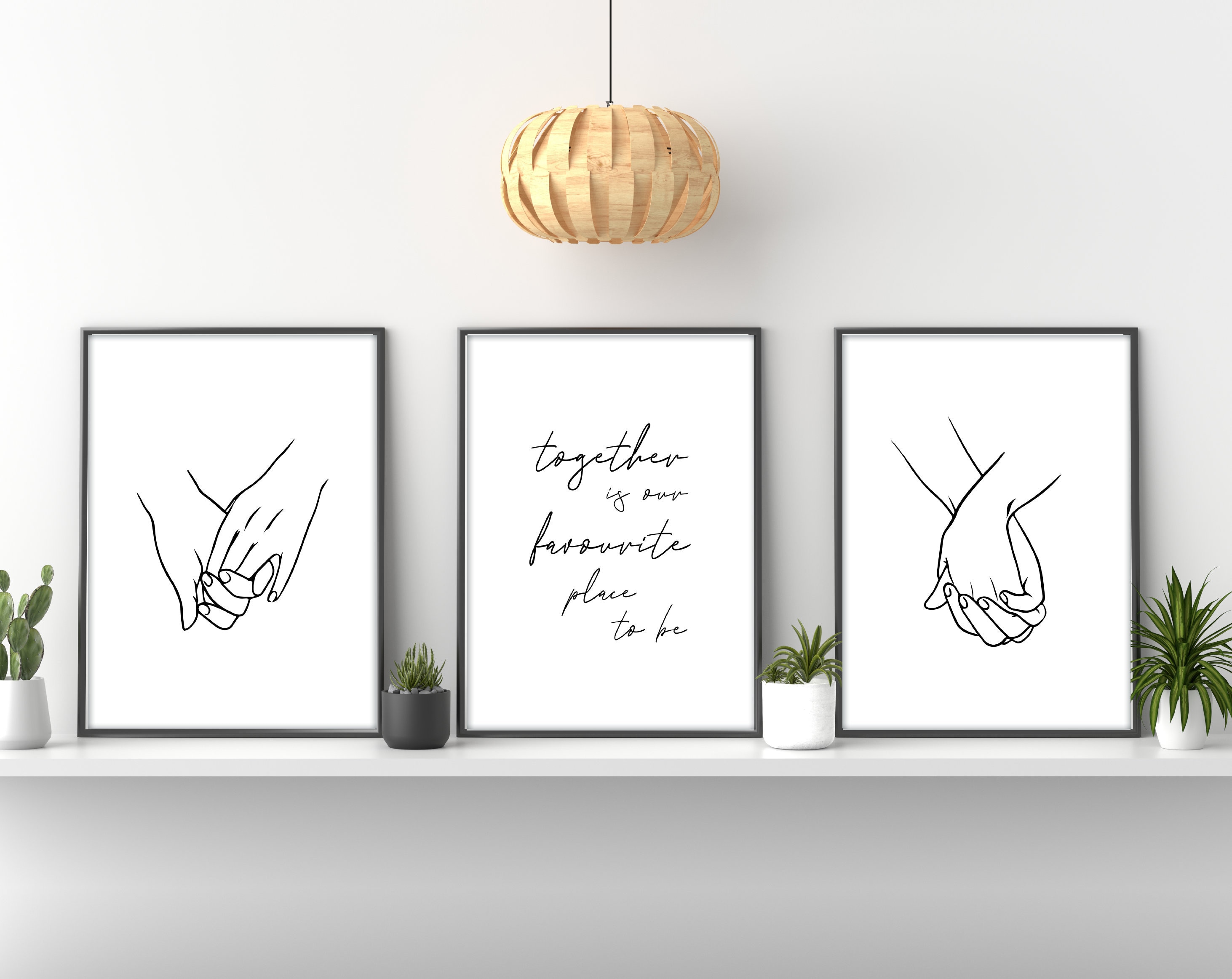 Bedroom Prints Set of 3 Wall Prints Wall Art Home Decor Etsy