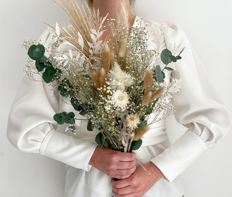 Wedding Dried Flower Bouquets Buttonholes Gypsophilia Etsy UK