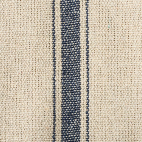 Grain Sack Fabric - Blue Stripe