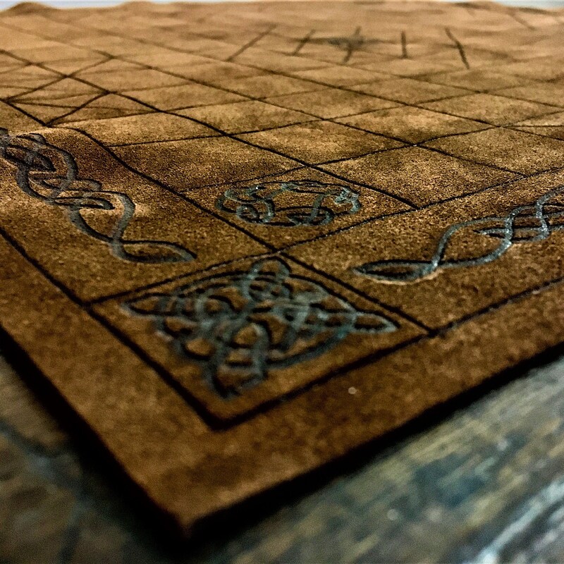 Leather Chess Board Etsy