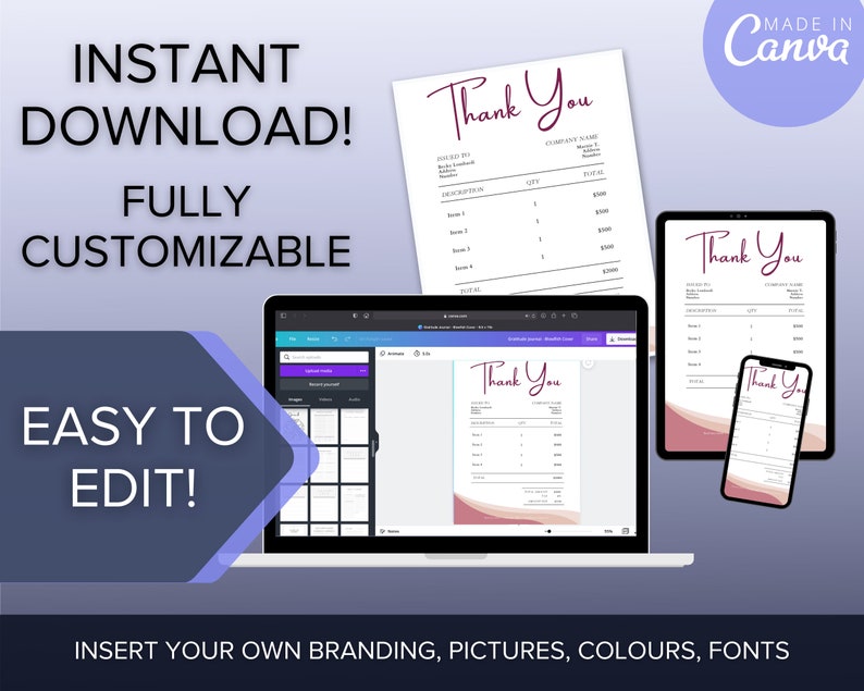 invoice-template-printable-invoice-coaching-invoice-canva-etsy-canada