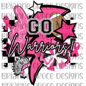Krieger pink out Fußball Blitz kariert digitalDesign download Sublimation dtf png transparenten Hintergrund