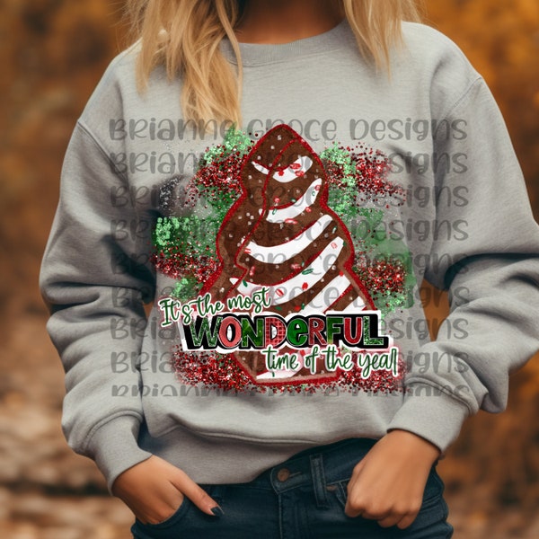 Christmas tree cake glitter tshirt design instant download digital file transparent background png dtf sublimation holidays