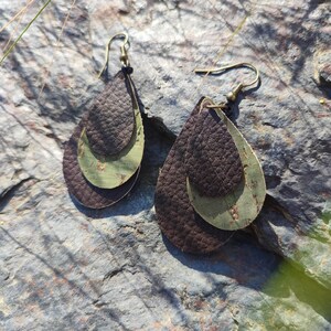 Boucles d'oreilles Noir