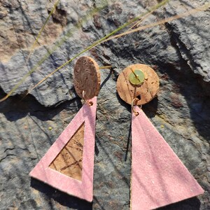 Boucles d'oreilles Rose
