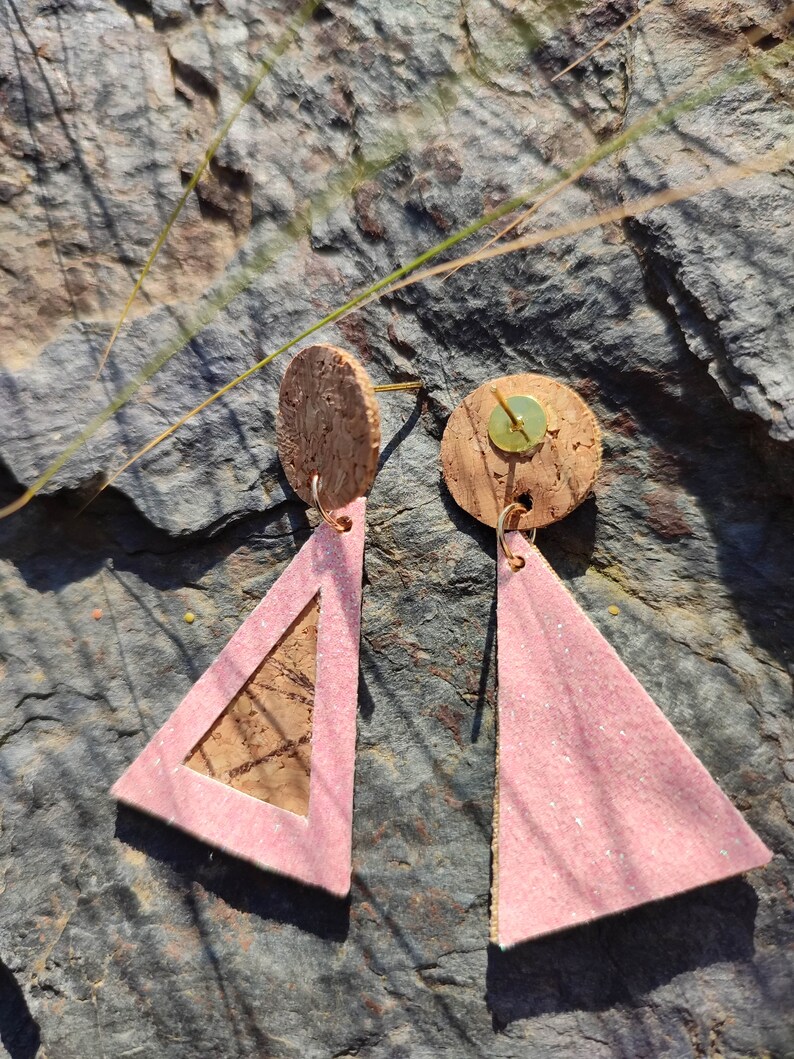 Boucles d'oreilles Rose