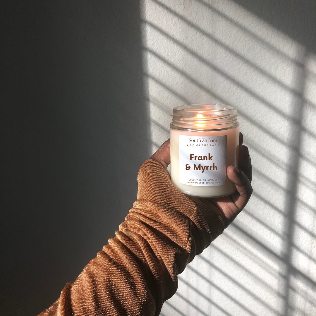 Stress Relieving Aromatherapy Candle Gift Set South Zahara Etsy