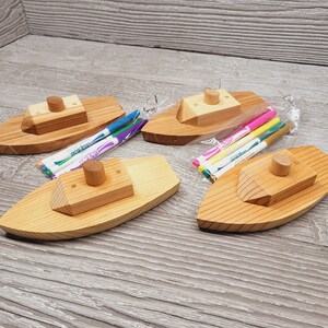 Wooden Toy Boats