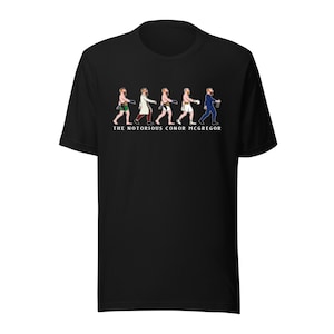 Conor McGregor Men's T-Shirt Notorious Irish UFC Champion Boxer Black