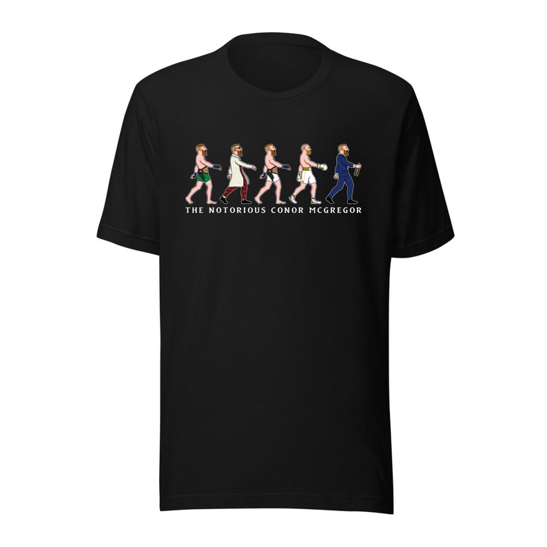 Conor McGregor Men's T-Shirt Notorious Irish UFC Champion Boxer Black