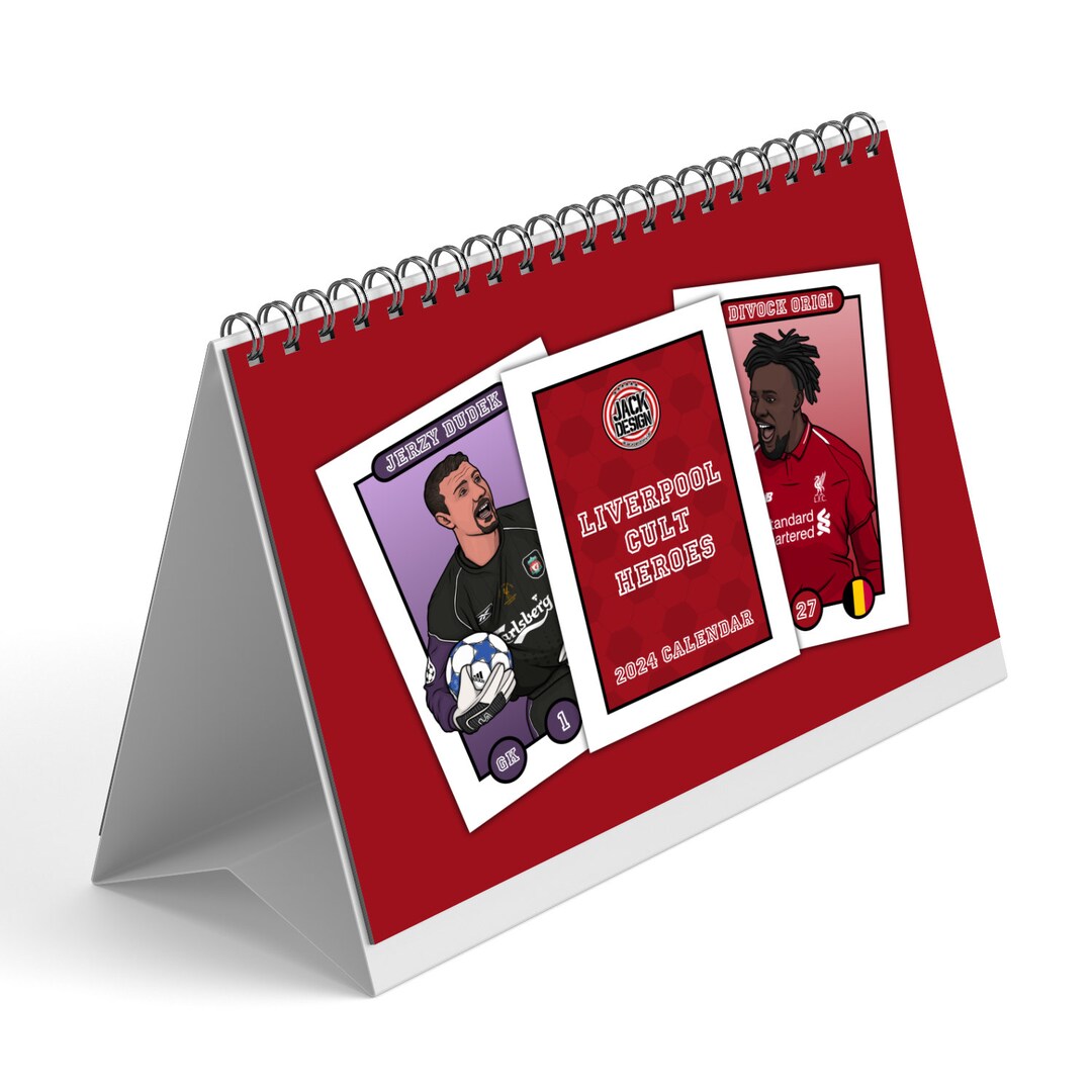 Liverpool 2024 A5 Desk Calendar Secret Santa Christmas Gift for
