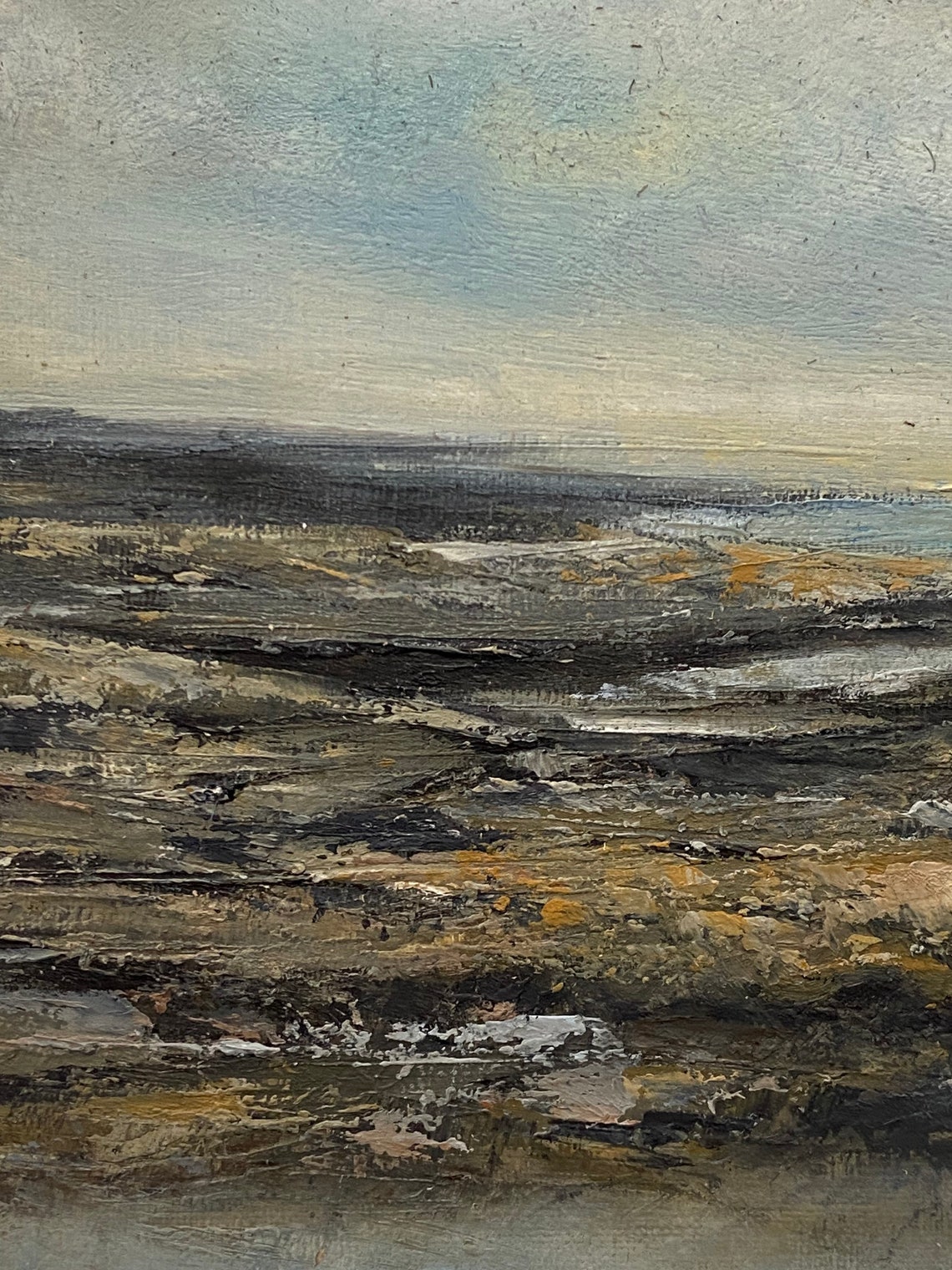 Original oil painting Tides Out Exmouth Etsy.de